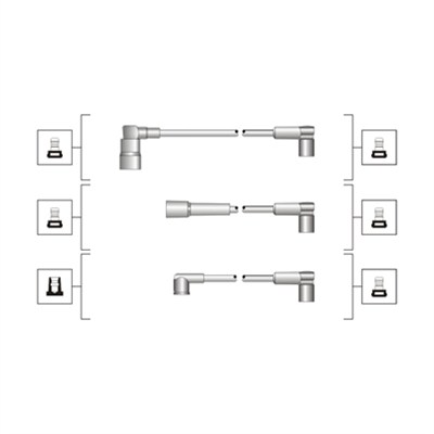 Kit cavi accensione - 941319170080 MAGNETI MARELLI