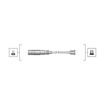 Ignition Cable Kit - 941319170086 MAGNETI MARELLI