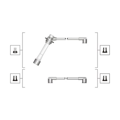 Ignition Cable Kit - 941319170093 MAGNETI MARELLI