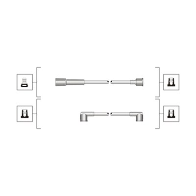 Ignition Cable Kit - 941319170106 MAGNETI MARELLI
