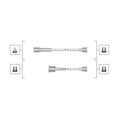 Ignition Cable Kit - 941319170107 MAGNETI MARELLI