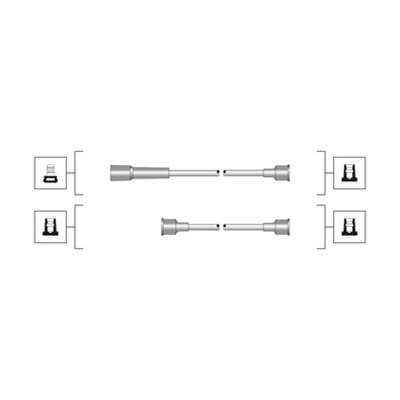 Ignition Cable Kit - 941319170109 MAGNETI MARELLI