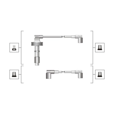Ignition Cable Kit - 941319170116 MAGNETI MARELLI
