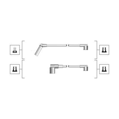Kit cavi accensione - 941319170117 MAGNETI MARELLI