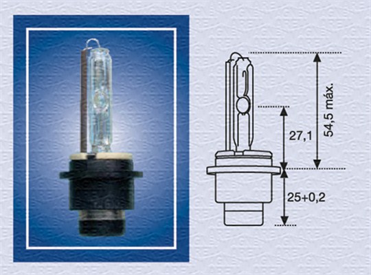 Bulb, spotlight - 002541100000 MAGNETI MARELLI