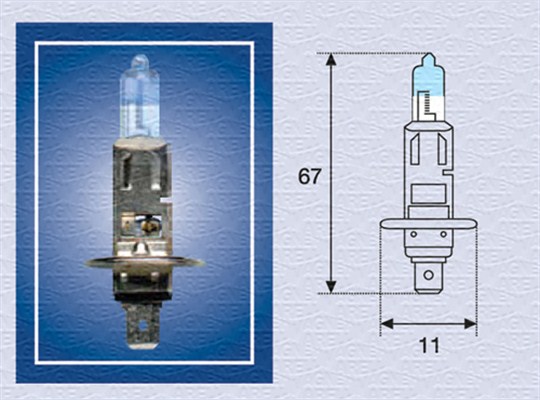 Bulb, spotlight - 002587100000 MAGNETI MARELLI