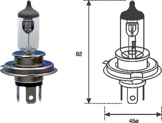 Bulb, spotlight - 002555100000 MAGNETI MARELLI