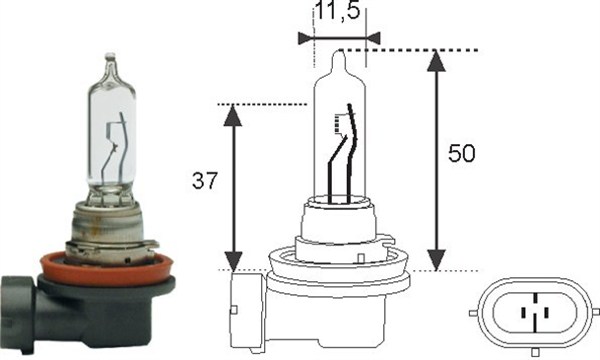 Bulb, spotlight - 002548100000 MAGNETI MARELLI