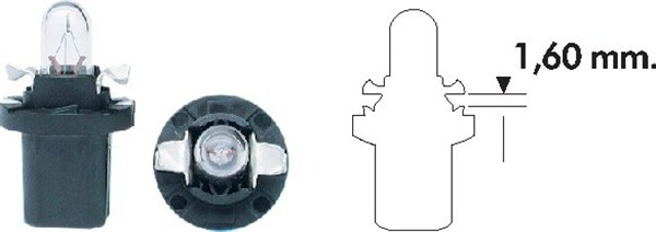 Bulb, instrument lighting - 003723100000 MAGNETI MARELLI