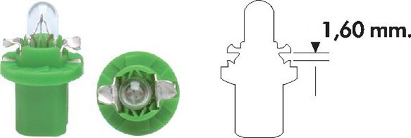 Lampadina, Illuminazione strumentazione - 002051100000 MAGNETI MARELLI