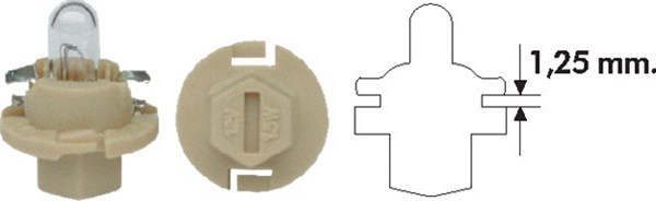 Bulb, instrument lighting - 002053200000 MAGNETI MARELLI