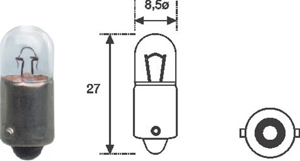 Bulb, indicator - 002893100000 MAGNETI MARELLI