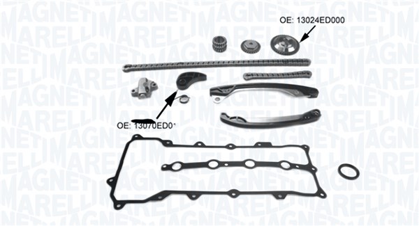 Timing Chain Kit - 341500001290 MAGNETI MARELLI