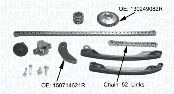 Timing Chain Kit - 341500001360 MAGNETI MARELLI