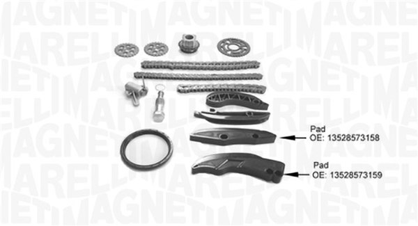 Kit catena distribuzione - 341500001430 MAGNETI MARELLI