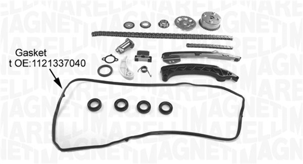 Timing Chain Kit - 341500001470 MAGNETI MARELLI