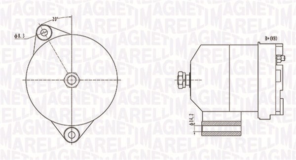Alternatore - 063731586010 MAGNETI MARELLI