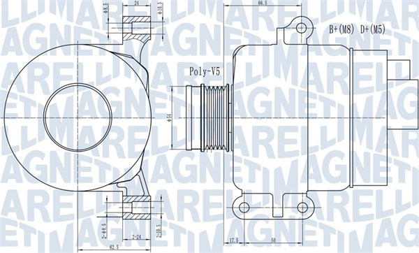 Generator - 063731969010 MAGNETI MARELLI