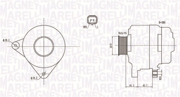 Alternatore - 063732008010 MAGNETI MARELLI