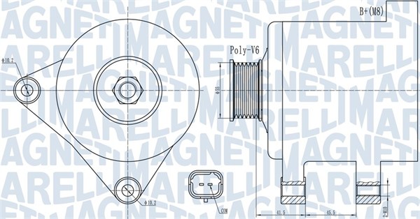 Generator - 063732015010 MAGNETI MARELLI