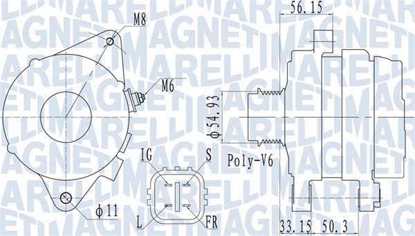 Alternatore - 063732027010 MAGNETI MARELLI