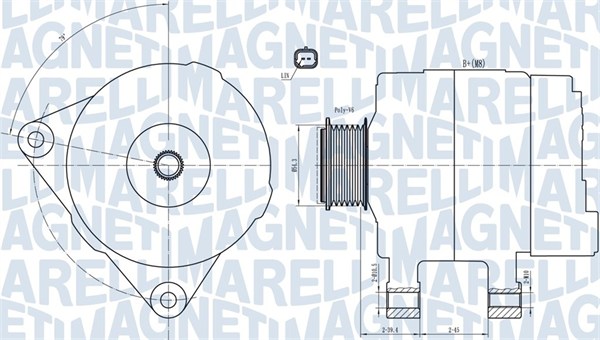 Alternatore - 063732033010 MAGNETI MARELLI