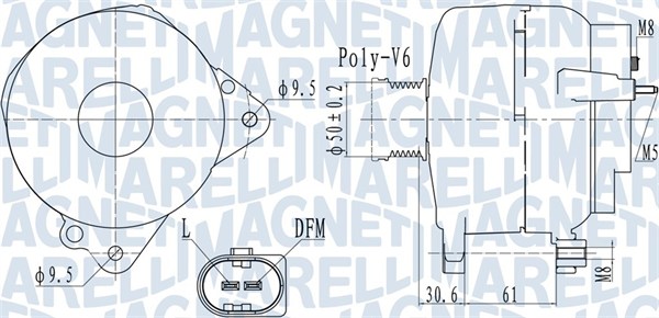 Alternatore - 063732118010 MAGNETI MARELLI