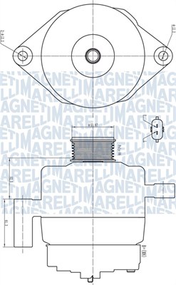 Alternator - 063732181010 MAGNETI MARELLI