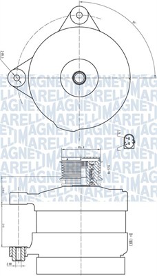 Alternatore - 063732188010 MAGNETI MARELLI