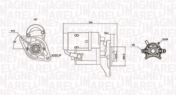 Starter - 063721089010 MAGNETI MARELLI