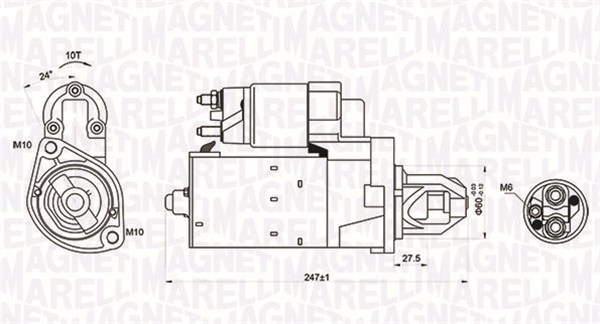 starteris - 063721249010 MAGNETI MARELLI