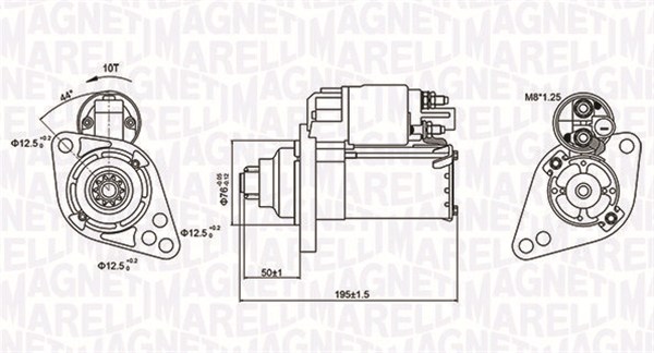 Starter - 063721294010 MAGNETI MARELLI
