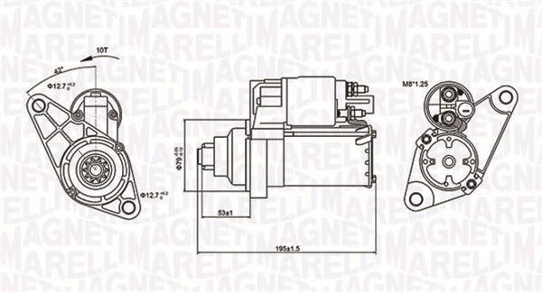 Starter - 063721330010 MAGNETI MARELLI