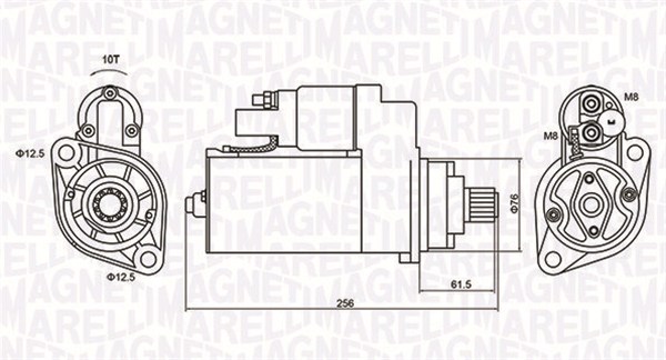 Starter - 063721405010 MAGNETI MARELLI