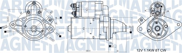 Starter - 063721407010 MAGNETI MARELLI