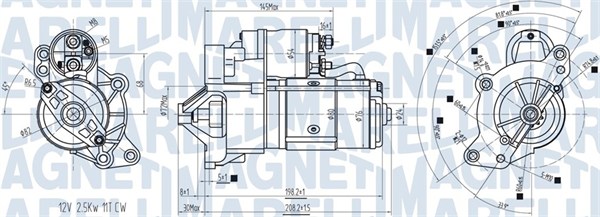 Starter - 063721416010 MAGNETI MARELLI