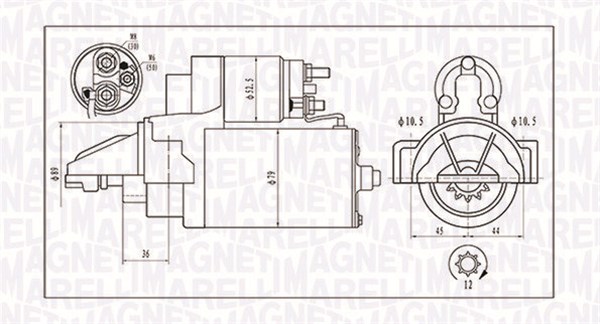 Starter - 063721421010 MAGNETI MARELLI