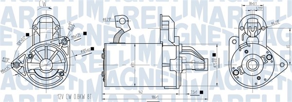 Starter - 063721422010 MAGNETI MARELLI