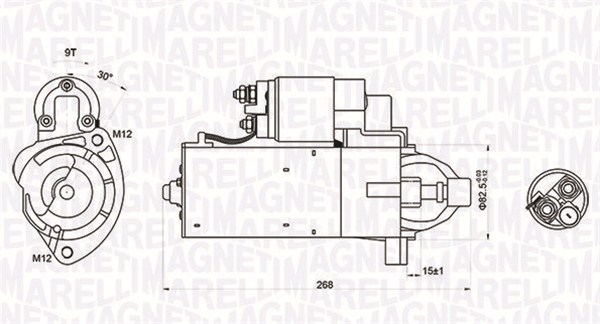 Starter - 063721423010 MAGNETI MARELLI