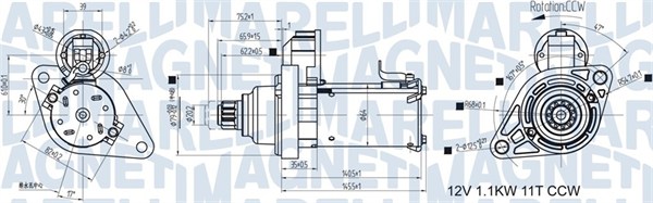 starteris - 063721533010 MAGNETI MARELLI