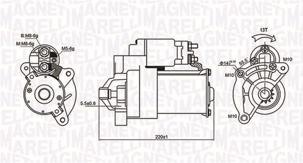 Starter - 063720594010 MAGNETI MARELLI
