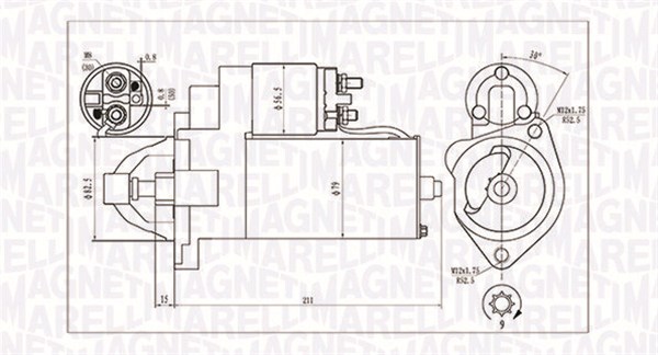 starteris - 063720624010 MAGNETI MARELLI