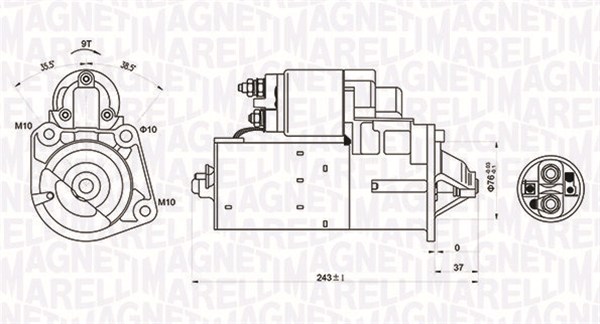 starteris - 063720680010 MAGNETI MARELLI