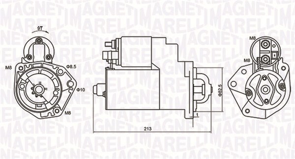 Starter - 063720880010 MAGNETI MARELLI