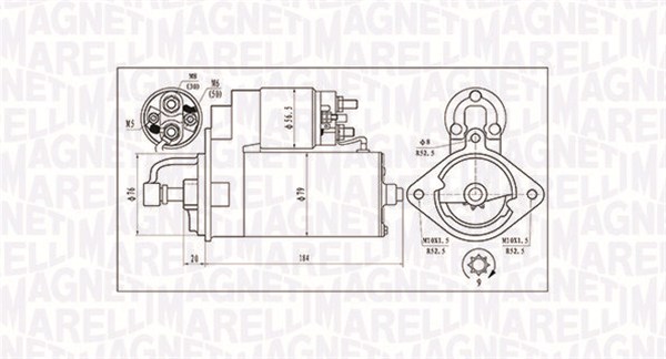 Starter - 063720984010 MAGNETI MARELLI