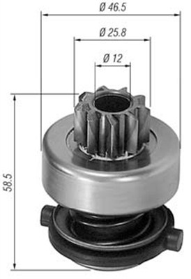 Pignone, Motorino d'avviamento - 940113020138 MAGNETI MARELLI