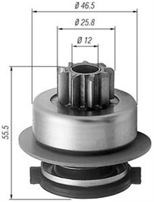 krumpliaratis, starteris - 940113020256 MAGNETI MARELLI