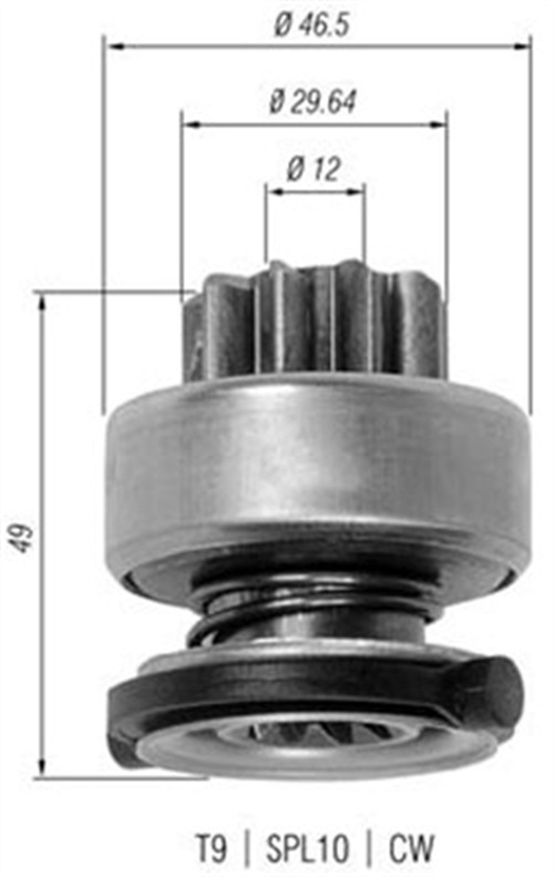 krumpliaratis, starteris - 940113020334 MAGNETI MARELLI