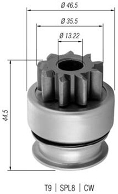 krumpliaratis, starteris - 940113020369 MAGNETI MARELLI