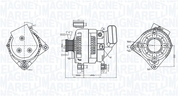 Alternator - 063377578010 MAGNETI MARELLI
